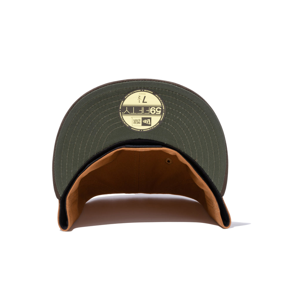 59FIFTY ダックキャンバス ニューヨーク・ヤンキース ダックタン オリーブスエードバイザー
