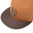 59FIFTY ダックキャンバス ニューヨーク・ヤンキース ダックタン オリーブスエードバイザー