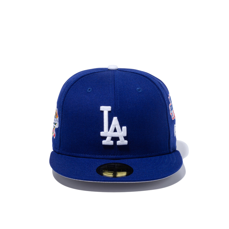 59FIFTY MLB エンブレム ロサンゼルス・ドジャース マルチロゴ ダークロイヤル