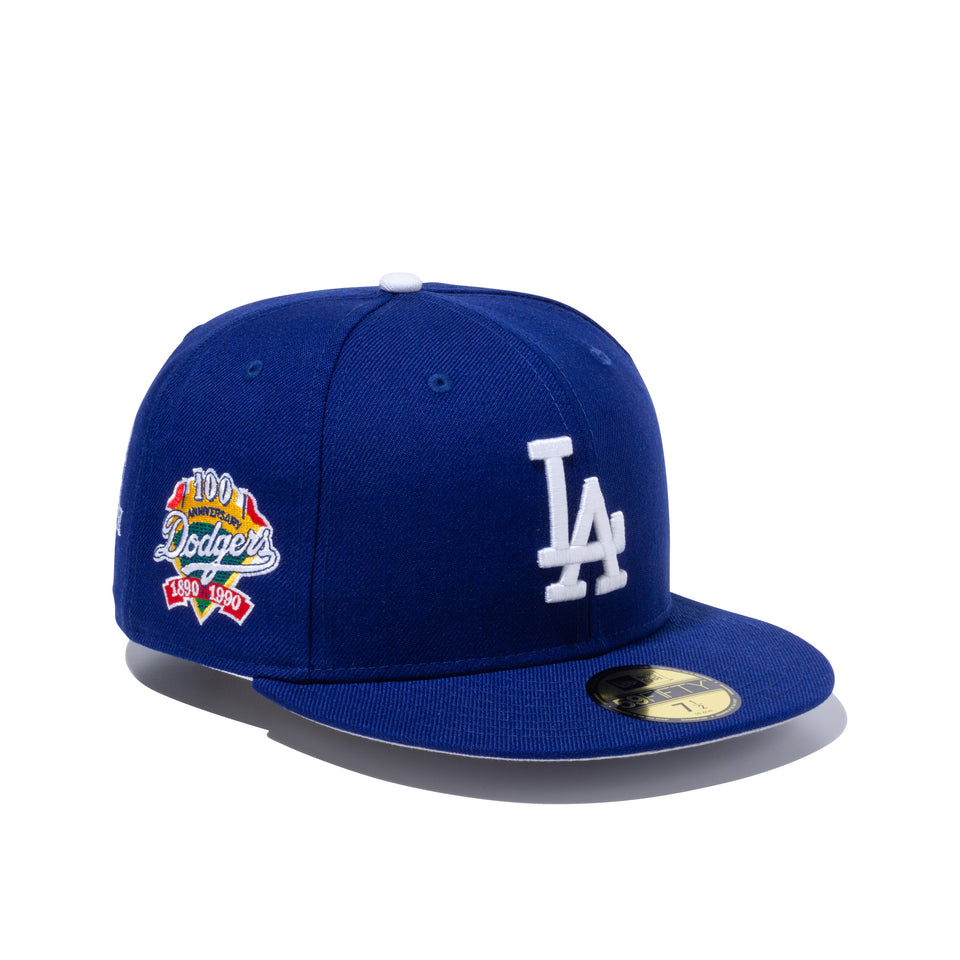 59FIFTY MLB エンブレム ロサンゼルス・ドジャース マルチロゴ ダークロイヤル