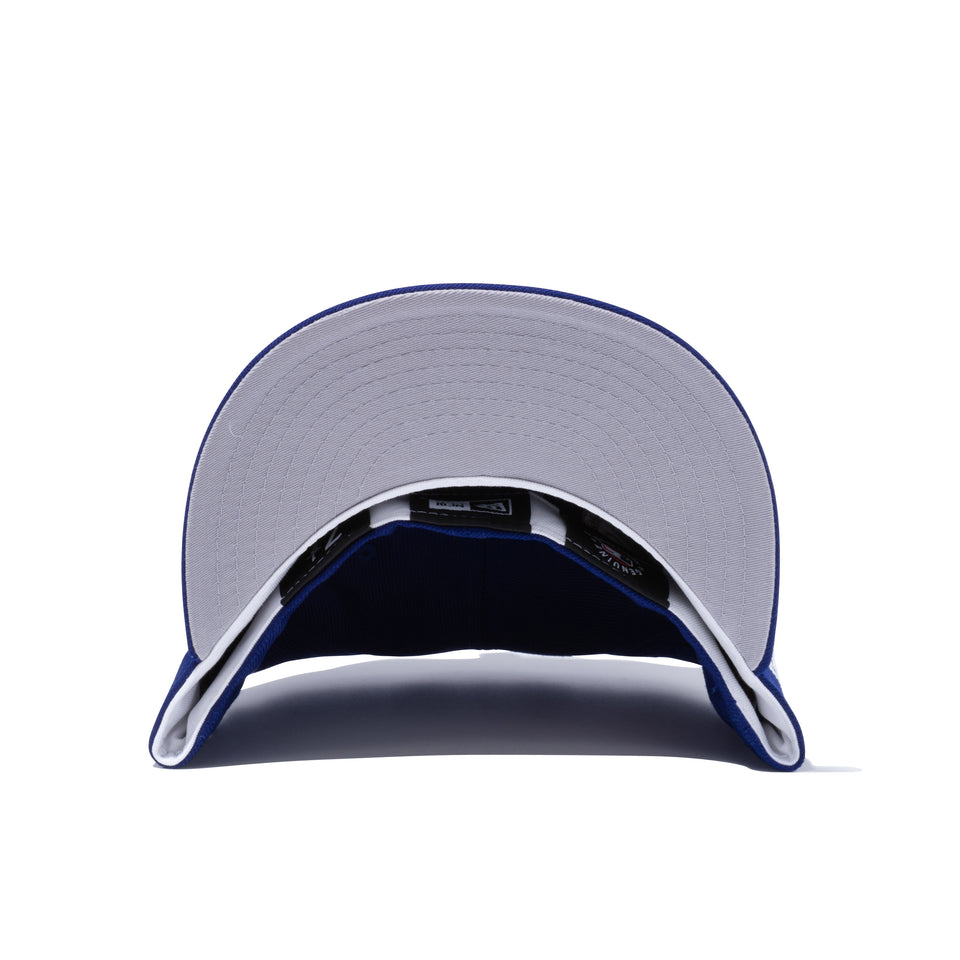 59FIFTY MLB エンブレム ロサンゼルス・ドジャース マルチロゴ ダークロイヤル
