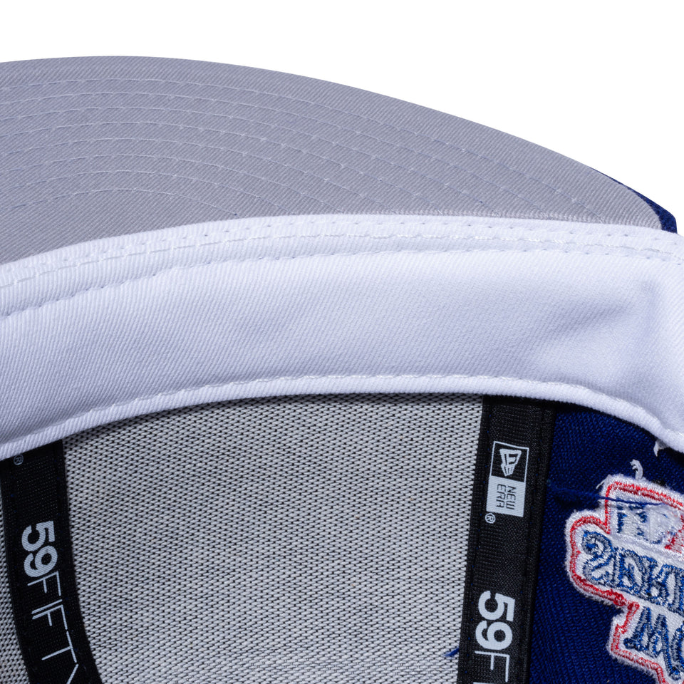59FIFTY MLB エンブレム ロサンゼルス・ドジャース マルチロゴ ダークロイヤル