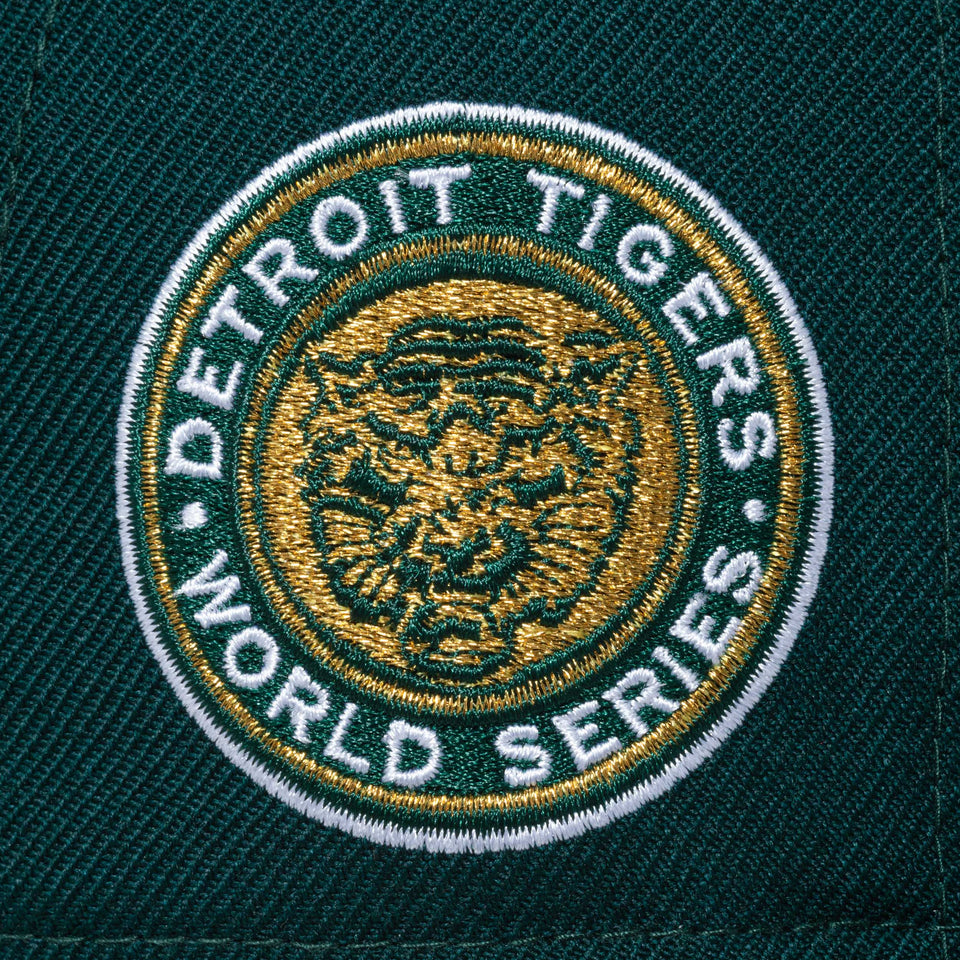59FIFTY MLB サイドパッチ デトロイト・タイガース ワールドシリーズ ダークグリーン