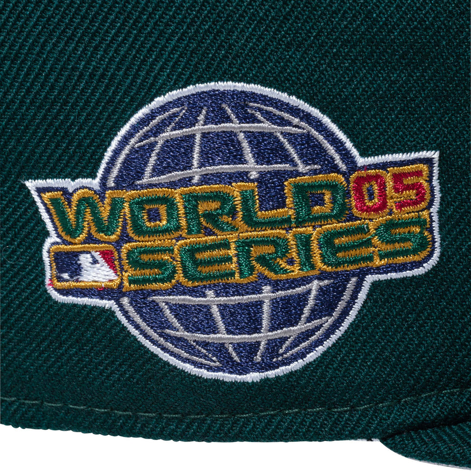 59FIFTY MLB サイドパッチ シカゴ・ホワイトソックス ワールドシリーズ ダークグリーン
