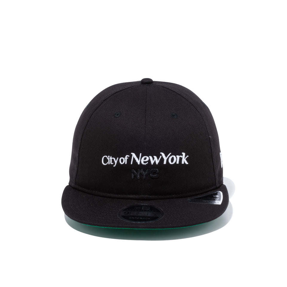 RC 9FIFTY Flat Visor NYC City of New York ブラック