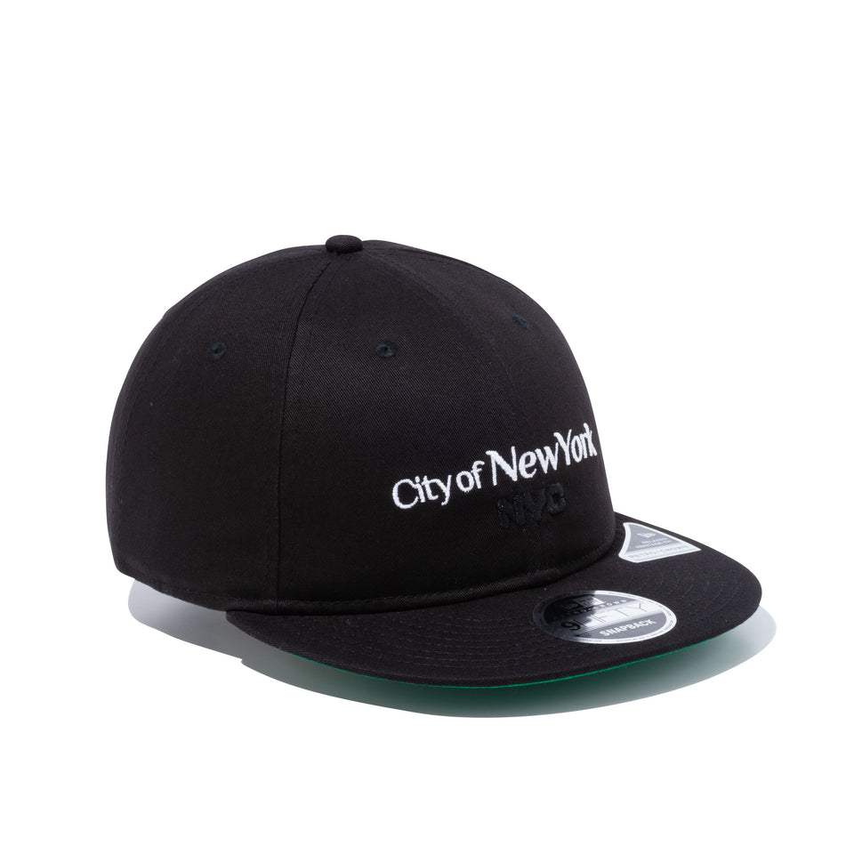 RC 9FIFTY Flat Visor NYC City of New York ブラック