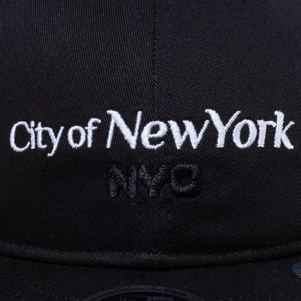 RC 9FIFTY Flat Visor NYC City of New York ブラック
