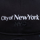 RC 9FIFTY Flat Visor NYC City of New York ブラック