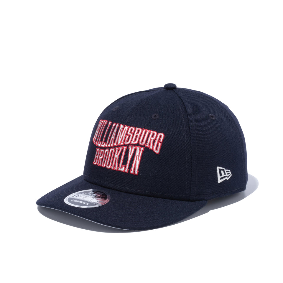 9FIFTY エリアシリーズ ブルックリン ネイビー グレーアンダーバイザー