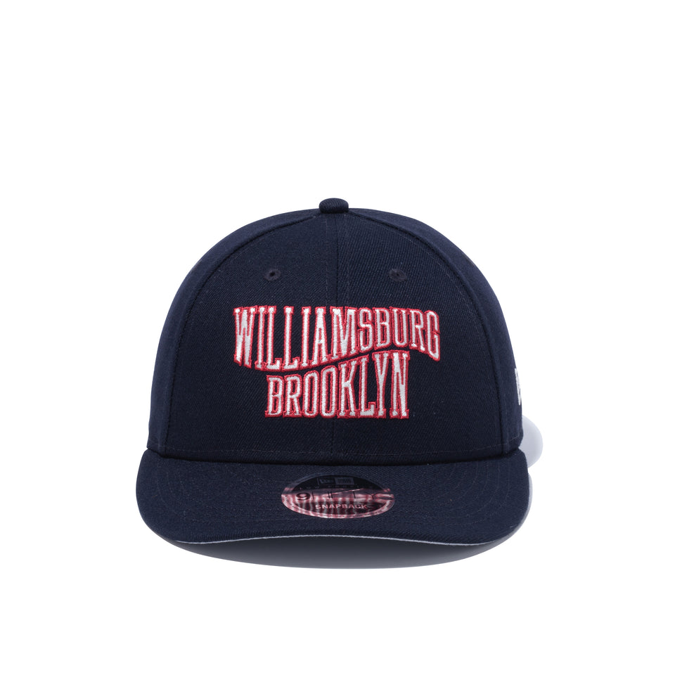 9FIFTY エリアシリーズ ブルックリン ネイビー グレーアンダーバイザー