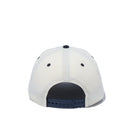 9FIFTY エリアシリーズ ブルックリン クロームホワイト ネイビーバイザー グレーアンダーバイザー
