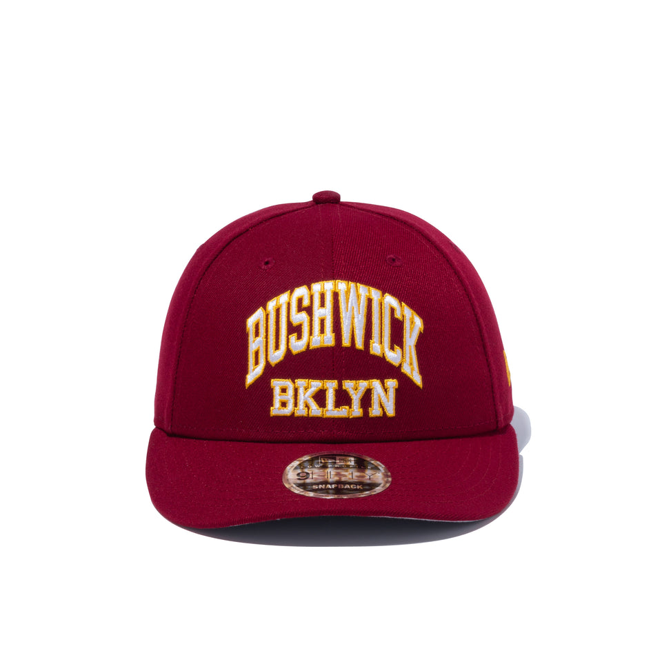 9FIFTY エリアシリーズ ブルックリン カーディナル グレーアンダーバイザー