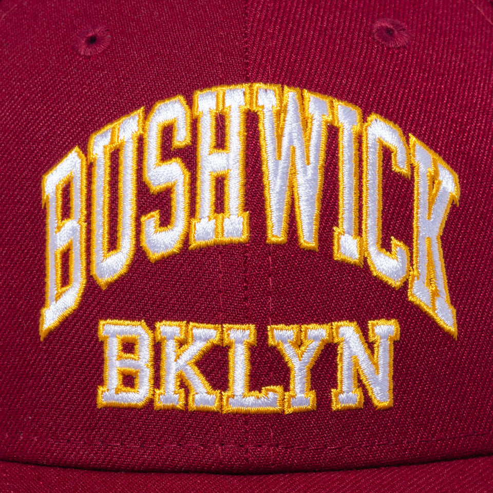 9FIFTY エリアシリーズ ブルックリン カーディナル グレーアンダーバイザー