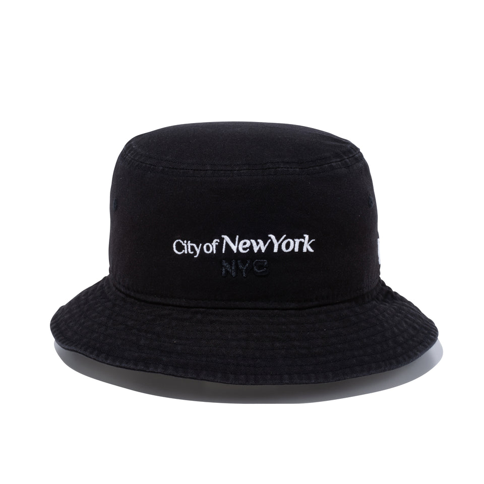 バケット01 NYC City of New York ブラック