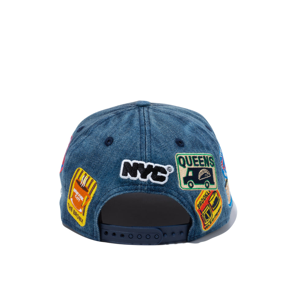 9FIFTY NYC ステッカー ウォッシュドデニム