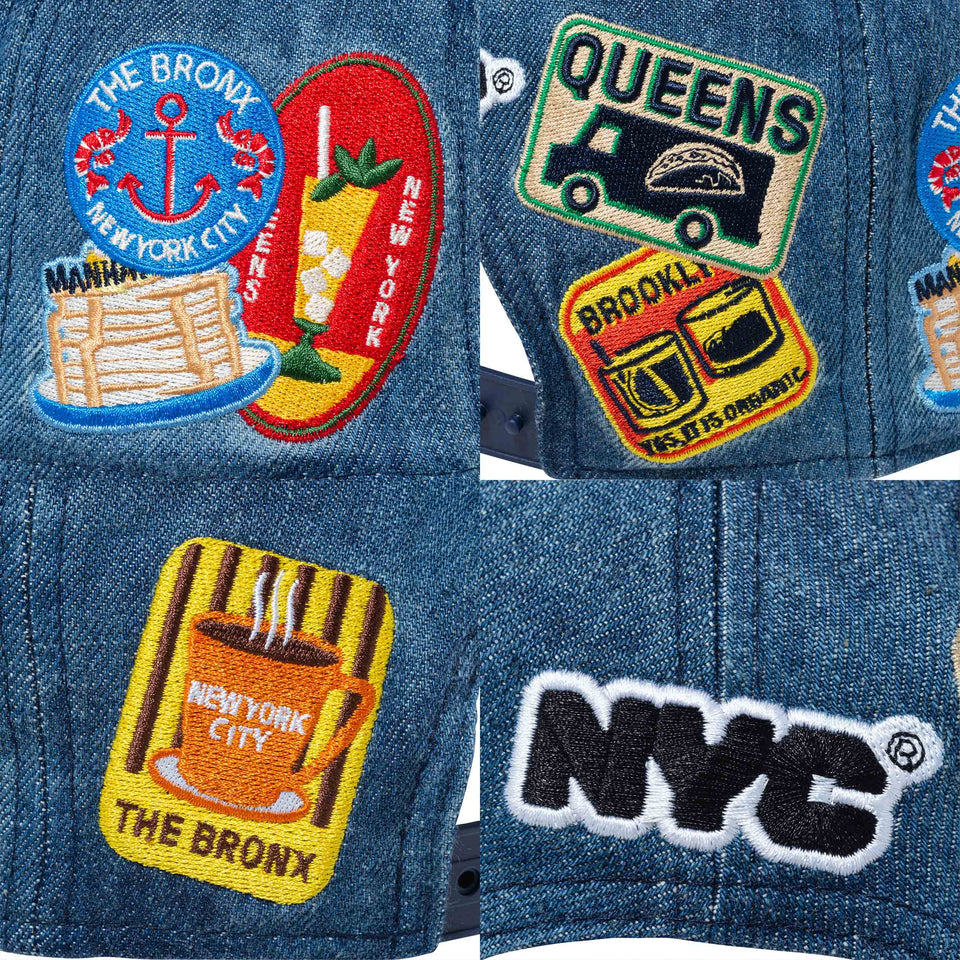 9FIFTY NYC ステッカー ウォッシュドデニム
