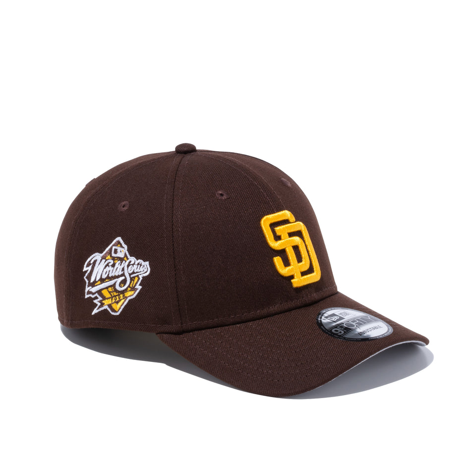 9FORTY MLBワールドシリーズ サンディエゴ・パドレス サイドパッチ バーントウッド