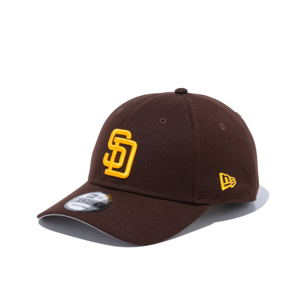 9FORTY MLBワールドシリーズ サンディエゴ・パドレス サイドパッチ バーントウッド