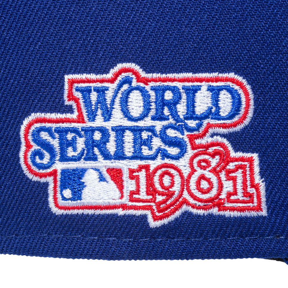 9FORTY MLBワールドシリーズ ロサンゼルス・ドジャース サイドパッチ ダークロイヤル