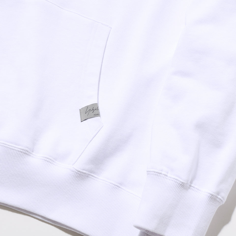 裏毛 スウェット プルオーバーフーディー Yohji Yamamoto Vertical Series ホワイト