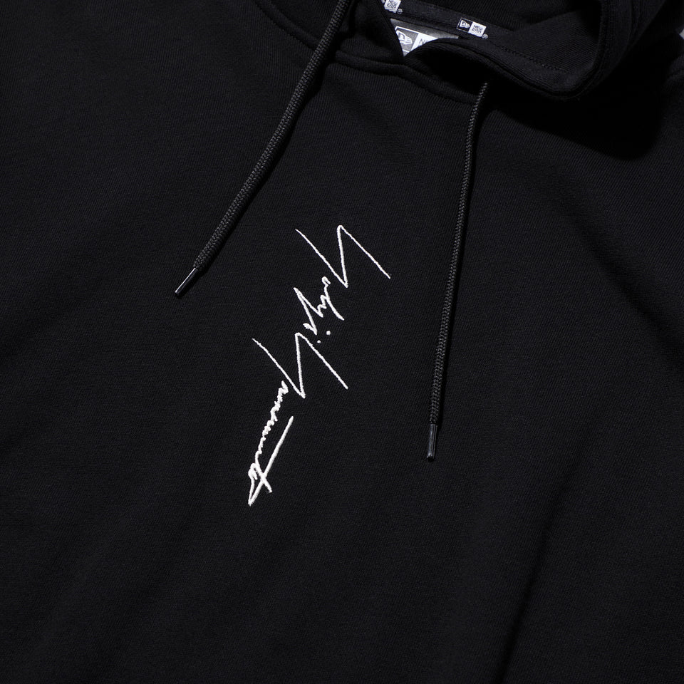 裏毛 スウェット プルオーバーフーディー Yohji Yamamoto Vertical Series ブラック