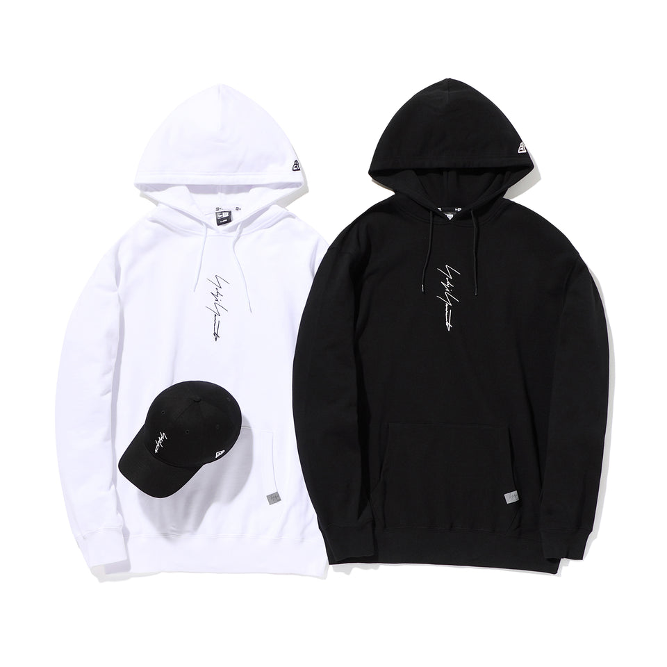 裏毛 スウェット プルオーバーフーディー Yohji Yamamoto Vertical Series ブラック