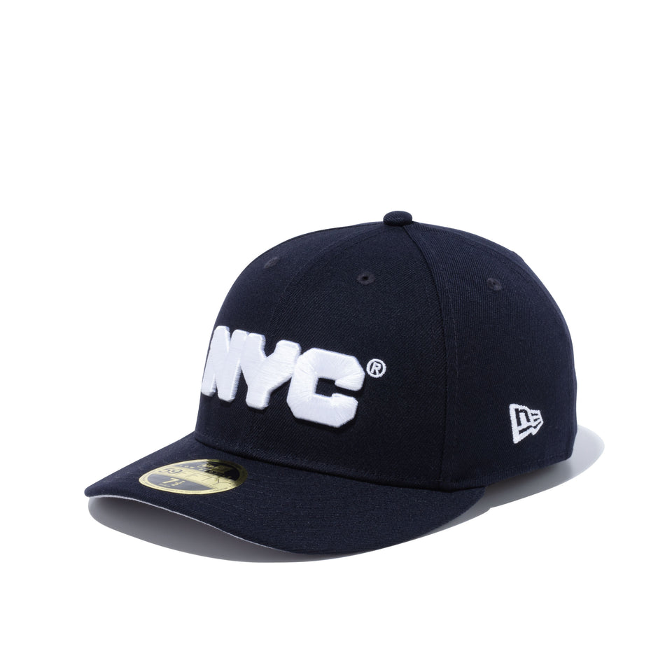 LP 59FIFTY NYC チャンキーロゴ ネイビー