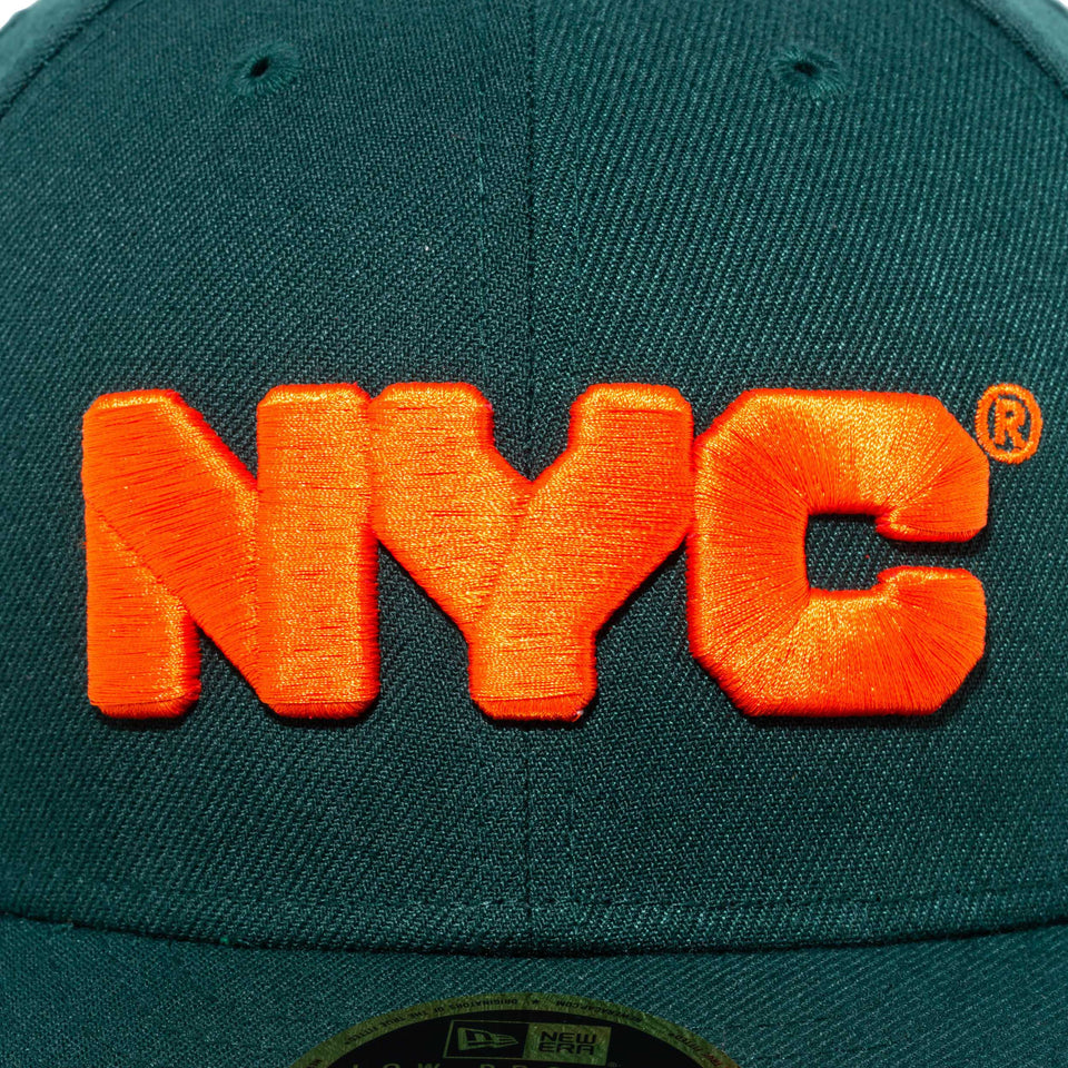 LP 59FIFTY NYC チャンキーロゴ ダークグリーン