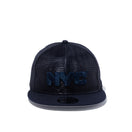 9FIFTY トラッカー NYC チャンキーロゴ ネイビー × ネイビー