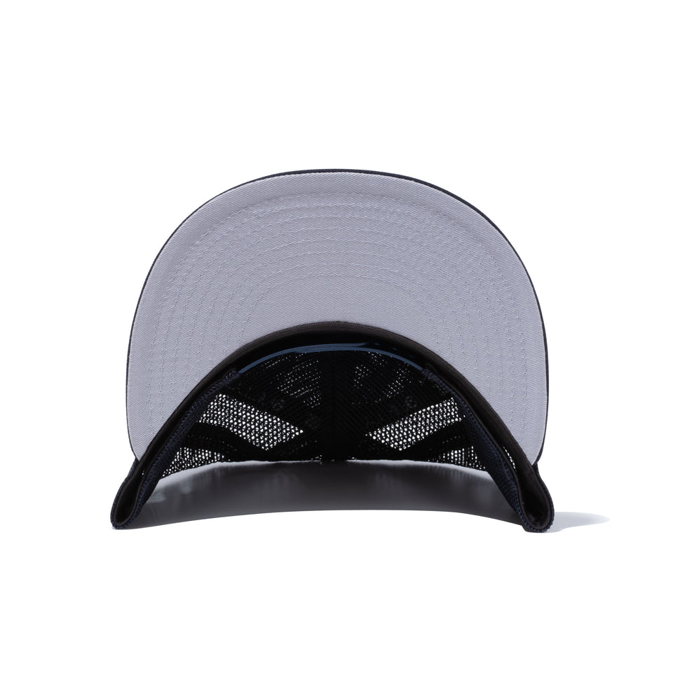 9FIFTY トラッカー NYC チャンキーロゴ ネイビー × ネイビー