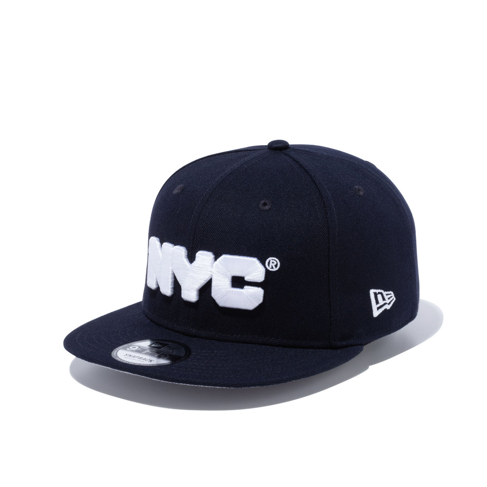 9FIFTY NYC チャンキーロゴ ネイビー