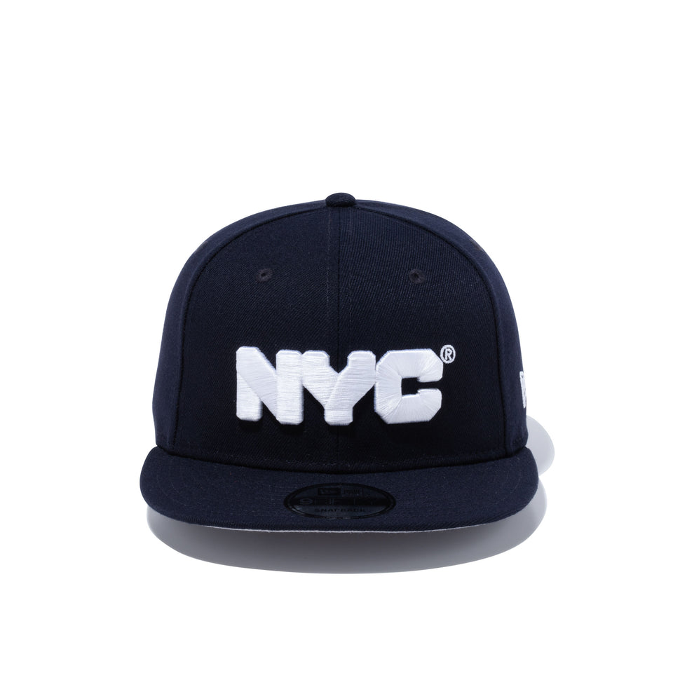 9FIFTY NYC チャンキーロゴ ネイビー