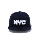 9FIFTY NYC チャンキーロゴ ネイビー