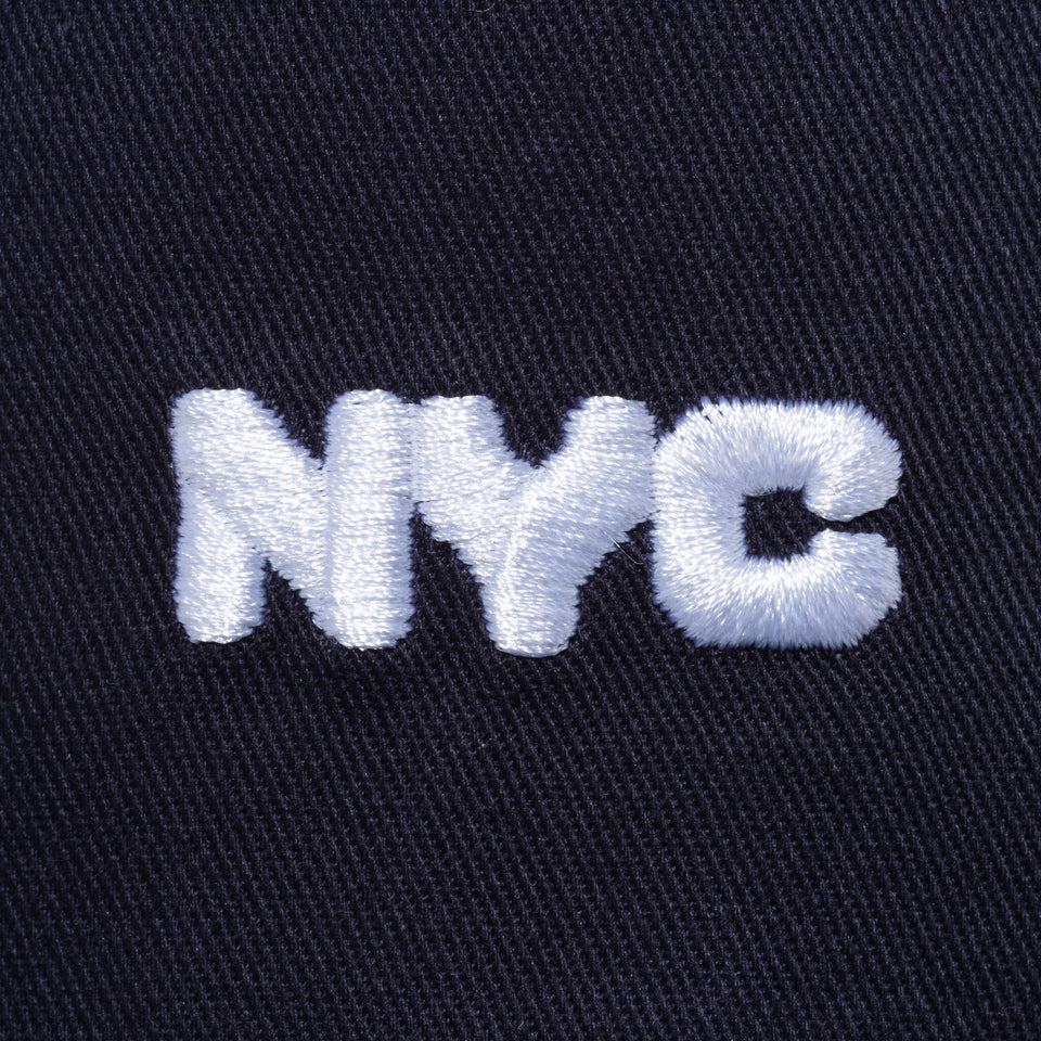 9FORTY A-Frame トラッカー NYC チャンキーロゴ ミニロゴ ネイビー