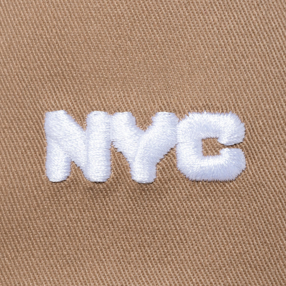 9FORTY A-Frame トラッカー NYC チャンキーロゴ ミニロゴ カーキ