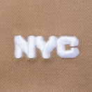 9FORTY A-Frame トラッカー NYC チャンキーロゴ ミニロゴ カーキ