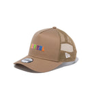 Youth 9FORTY A-Frame トラッカー カラフルロゴ NEW ERA カーキ