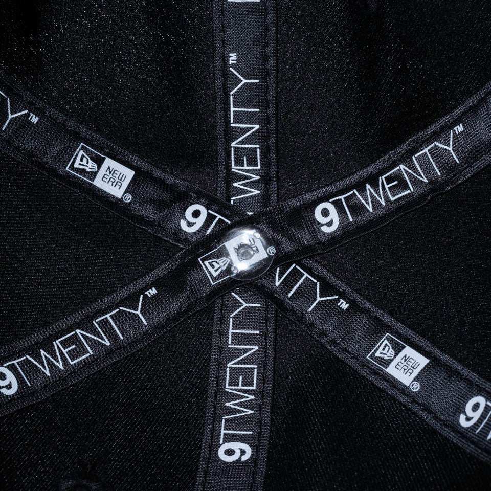 Youth 9TWENTY Diamond Era ボックスロゴ ブラック サンドイッチバイザー