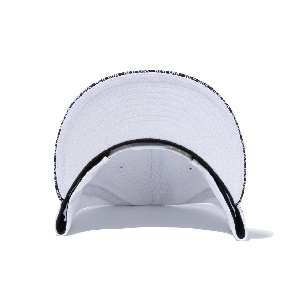 9FIFTY Diamond Era ボックスロゴ ホワイト サンドイッチバイザー