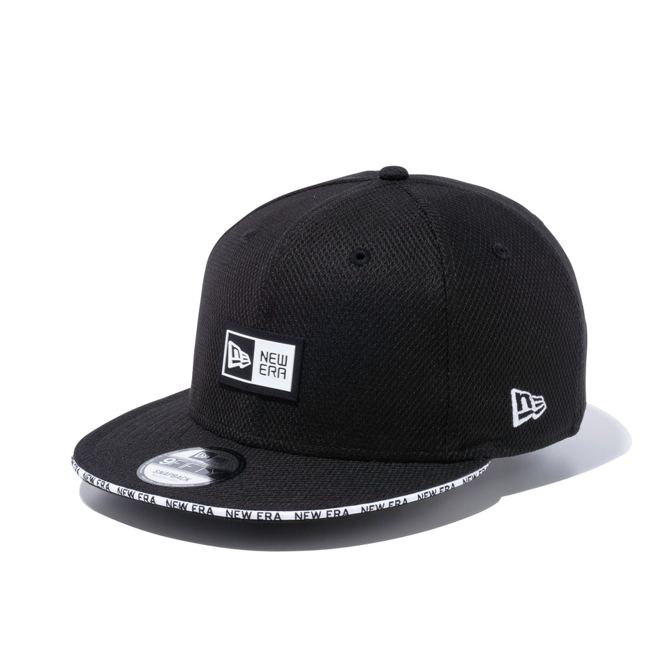 9FIFTY Diamond Era ボックスロゴ ブラック サンドイッチバイザー