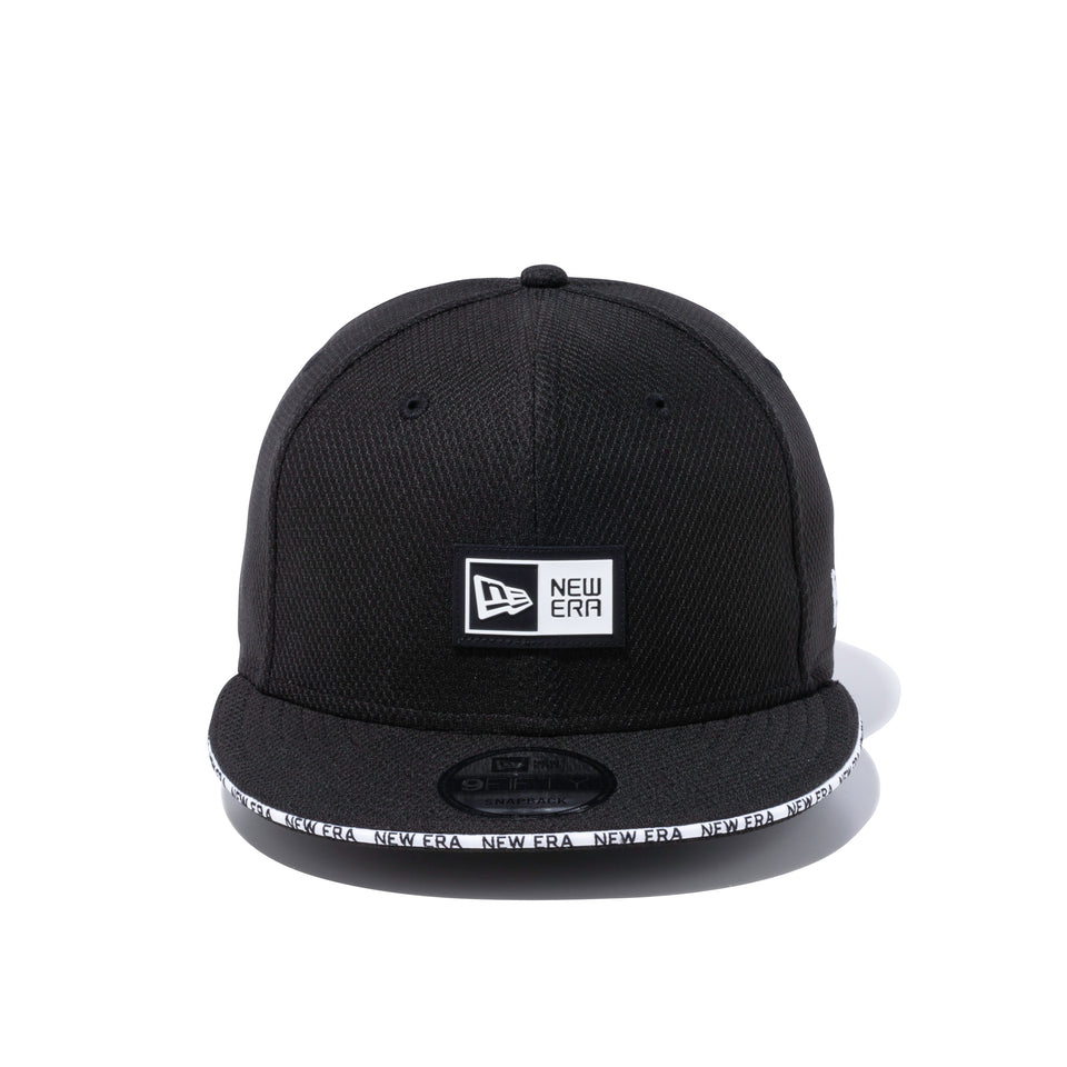 9FIFTY Diamond Era ボックスロゴ ブラック サンドイッチバイザー