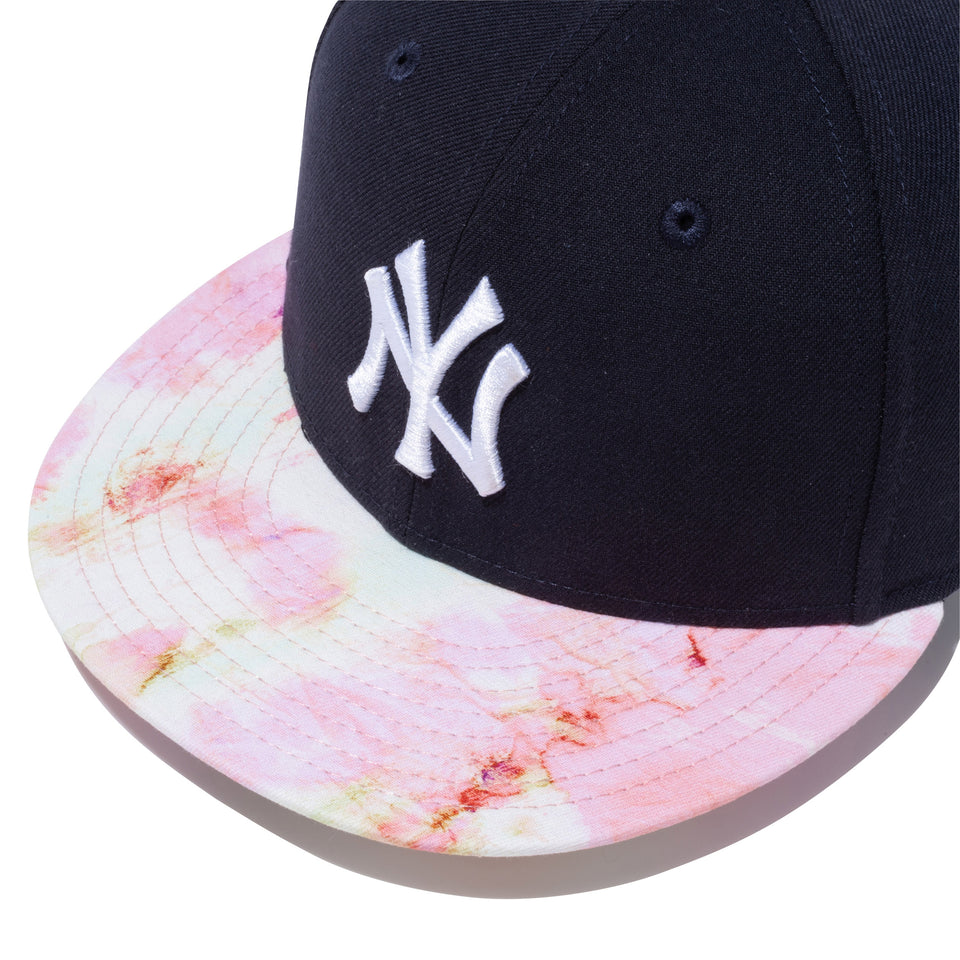 9FIFTY タイダイ ニューヨーク・ヤンキース ネイビー / ピンクタイダイ
