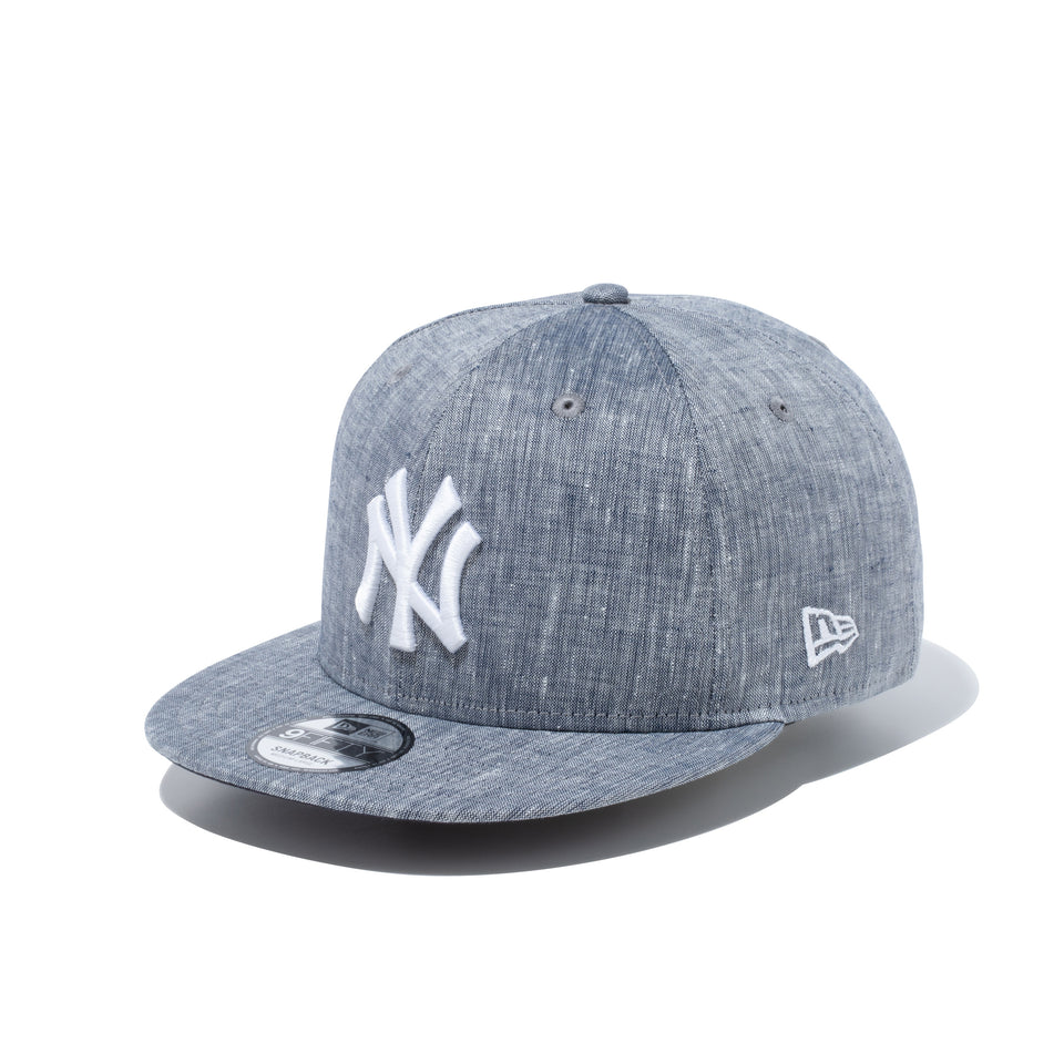 9FIFTY リネンシャンブレー ニューヨーク・ヤンキース ネイビー