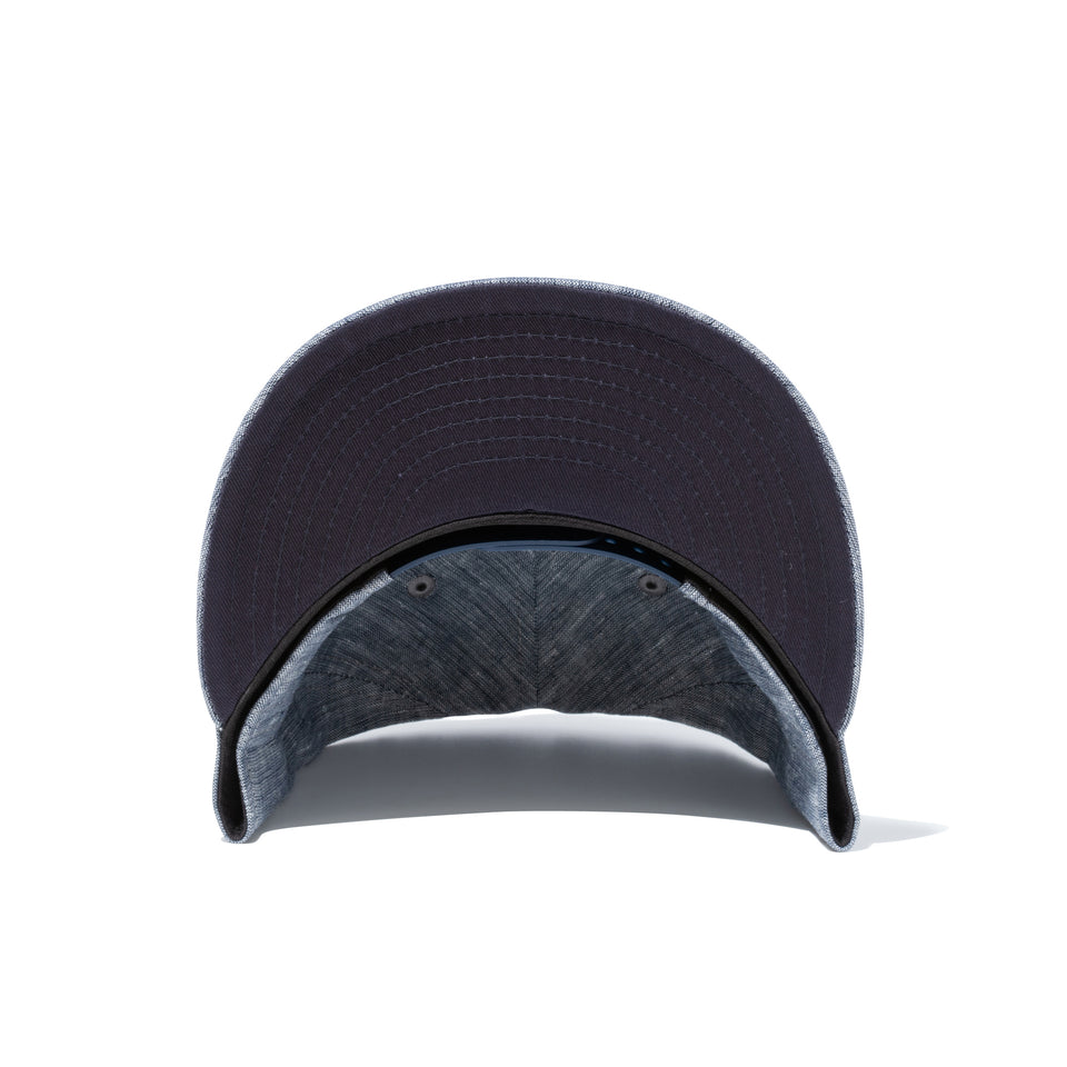 9FIFTY リネンシャンブレー ニューヨーク・ヤンキース ネイビー