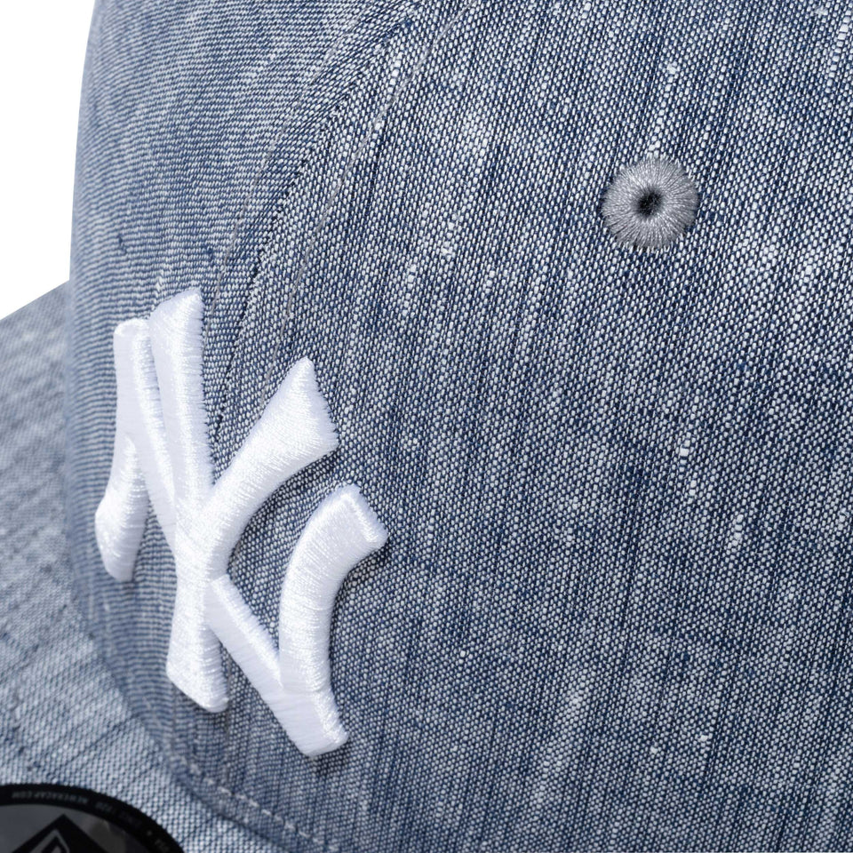 9FIFTY リネンシャンブレー ニューヨーク・ヤンキース ネイビー
