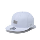 9FIFTY メタルプレート オプティックホワイト シルバーメタル