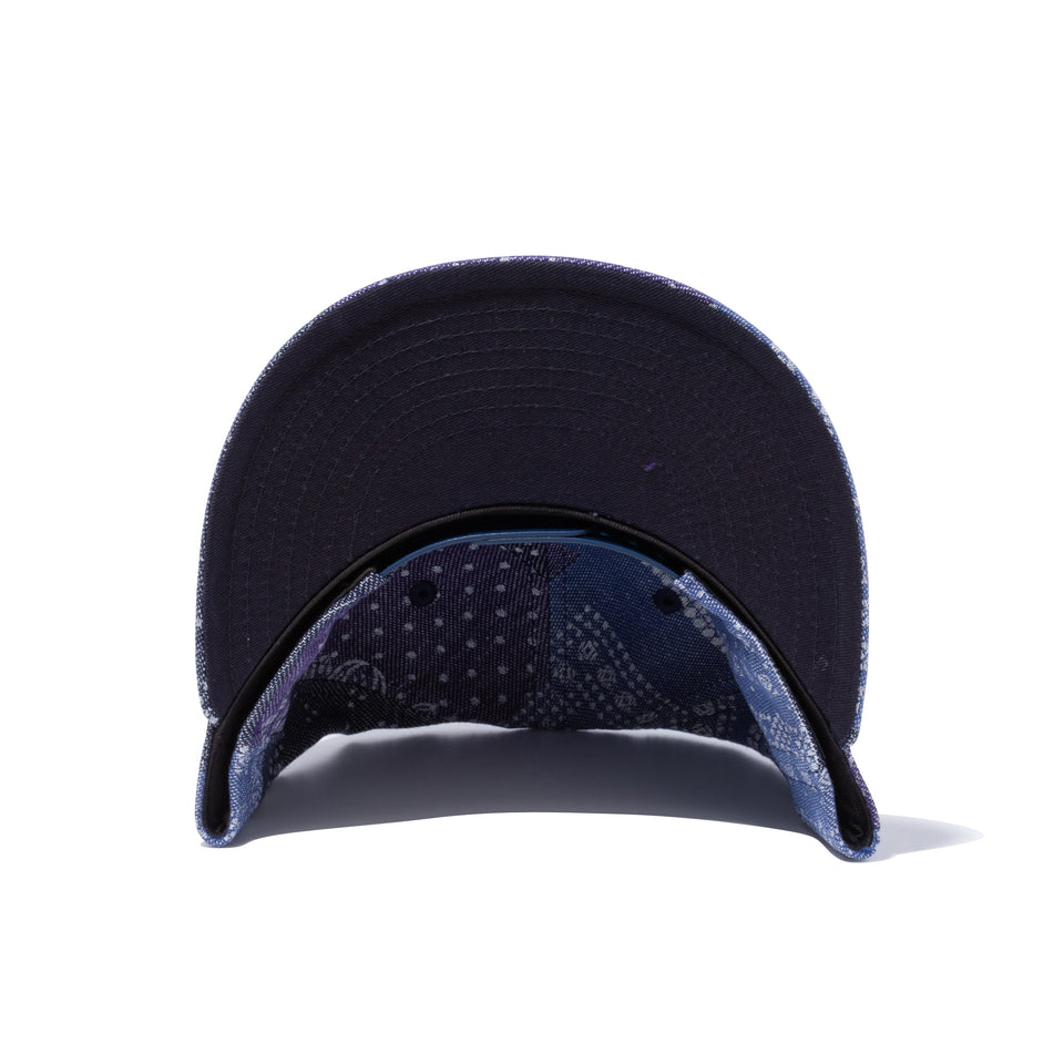 9FIFTY ペイズリー パッチワーク ロサンゼルス・ドジャース ブルーペイズリー