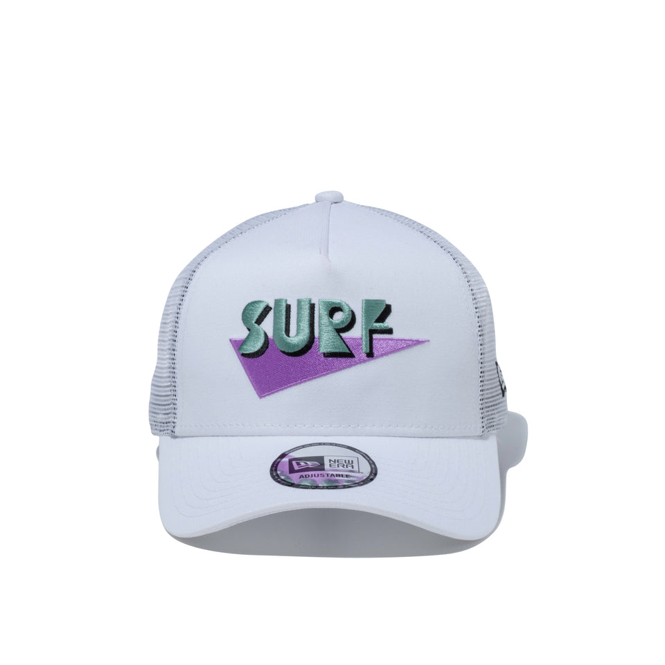9FORTY A-Frame トラッカー 80’s ロゴ SURF ホワイト