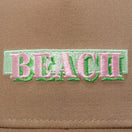 9FORTY A-Frame トラッカー 80’s ロゴ BEACH カーキ