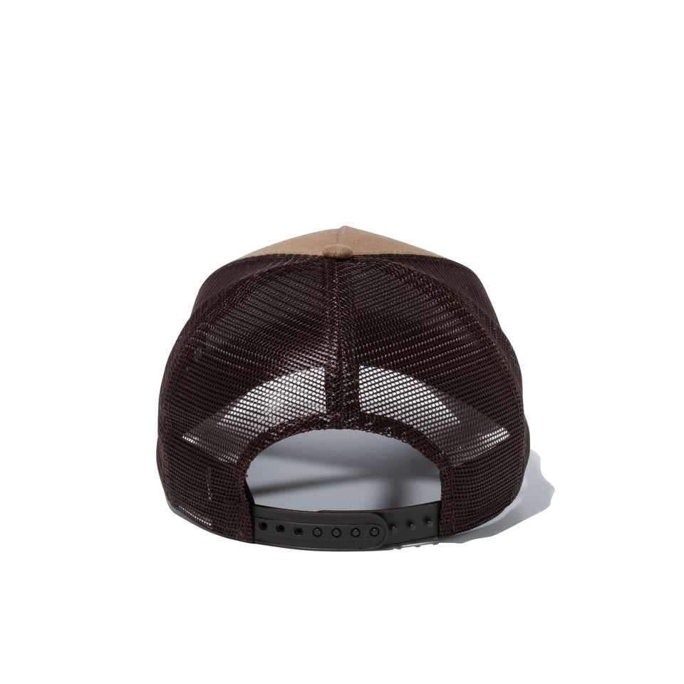 9FORTY A-Frame トラッカー リネンシャンブレー new era キャメルベージュ